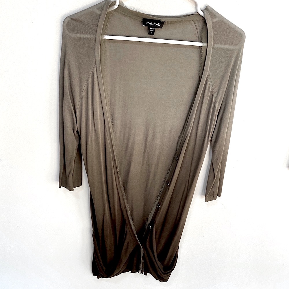 Bebe Ombré Cardigan Sweater